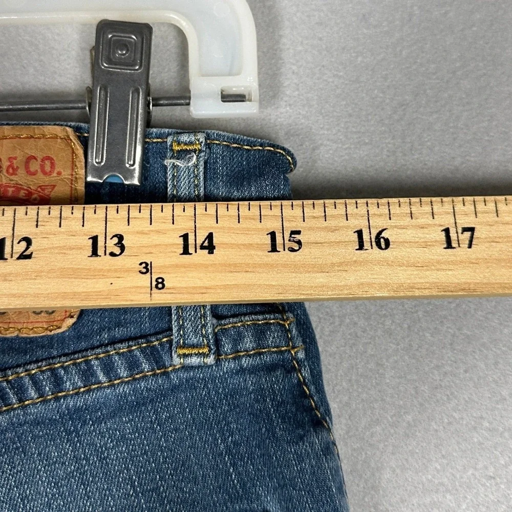 Levis 559 Jeans Mens 30X30 Blue Relaxed Straight Fit Distressed 5-Pocket Denim